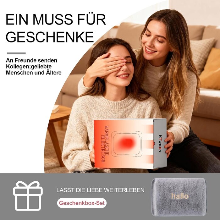 Bouillotte électrique rechargeable grise - 32% de remise - Chaleur rapide