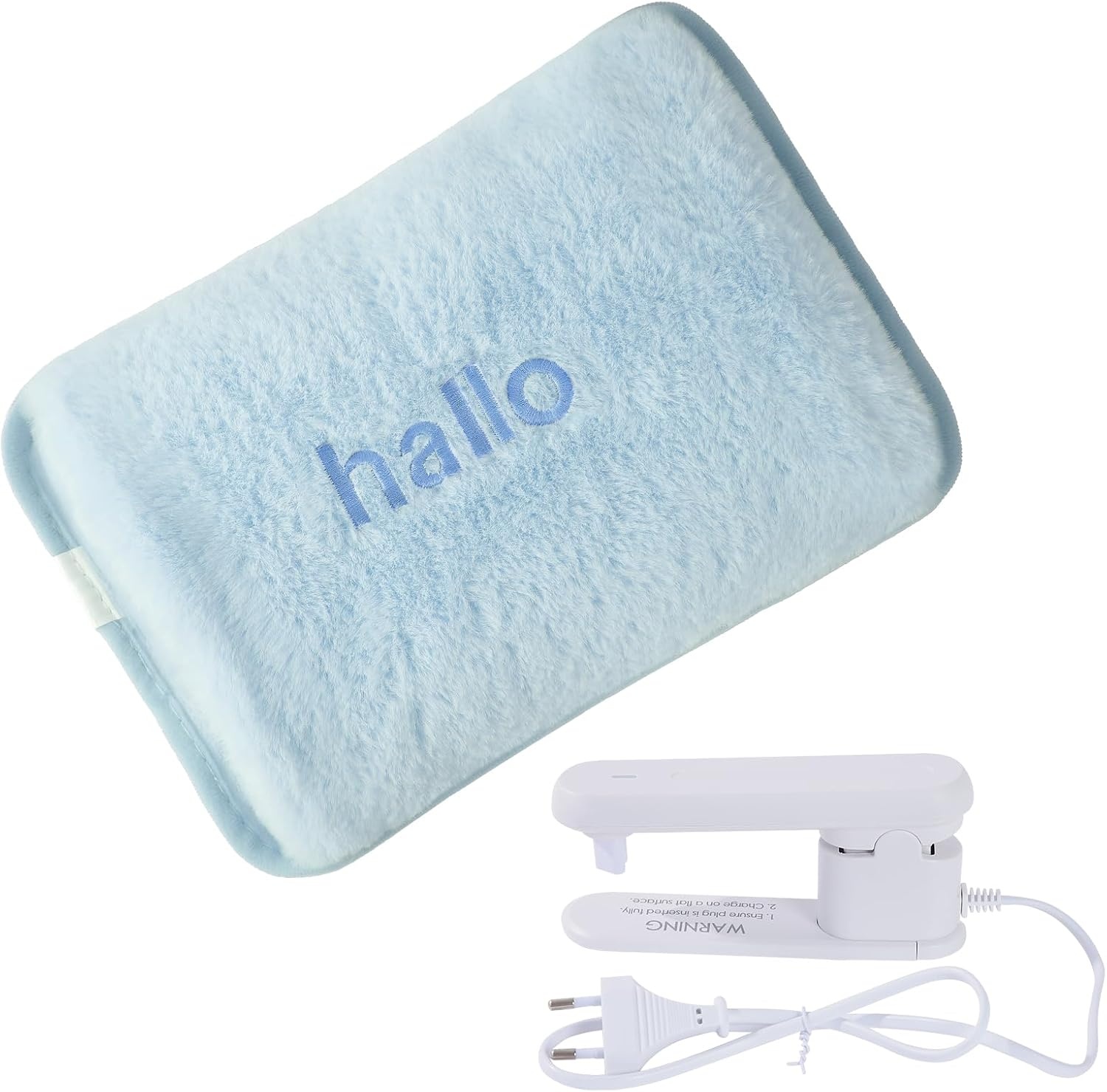 Bouillotte électrique rechargeable grise - 32% de remise - Chaleur rapide