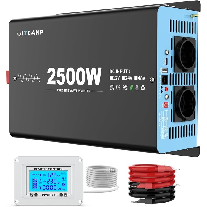 Convertisseur 12V vers 230V 3000W Onde Pure - 35% de remise