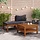 Salon de jardin 3 pièces acacia - 35% de remise