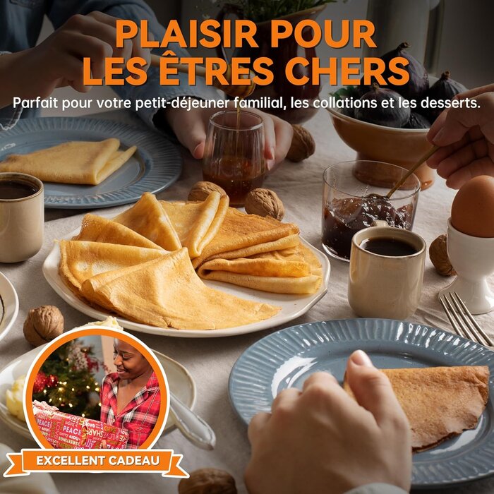 Crêpière électrique 20 cm 800W Graphite - 33% de remise