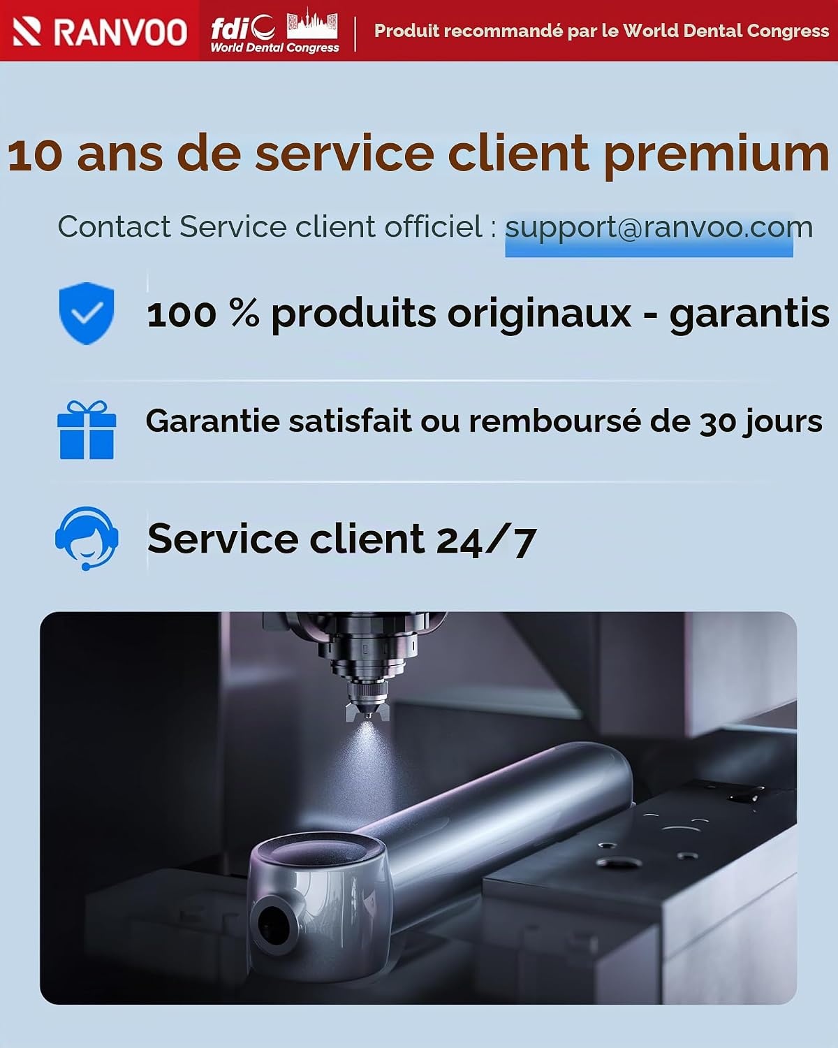 Brosse à dents sonique grise - 3 modes - 60 jours d'autonomie - 34% de remise