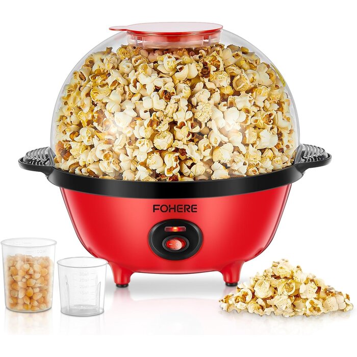 Machine à pop-corn 4L rouge - 33% de remise