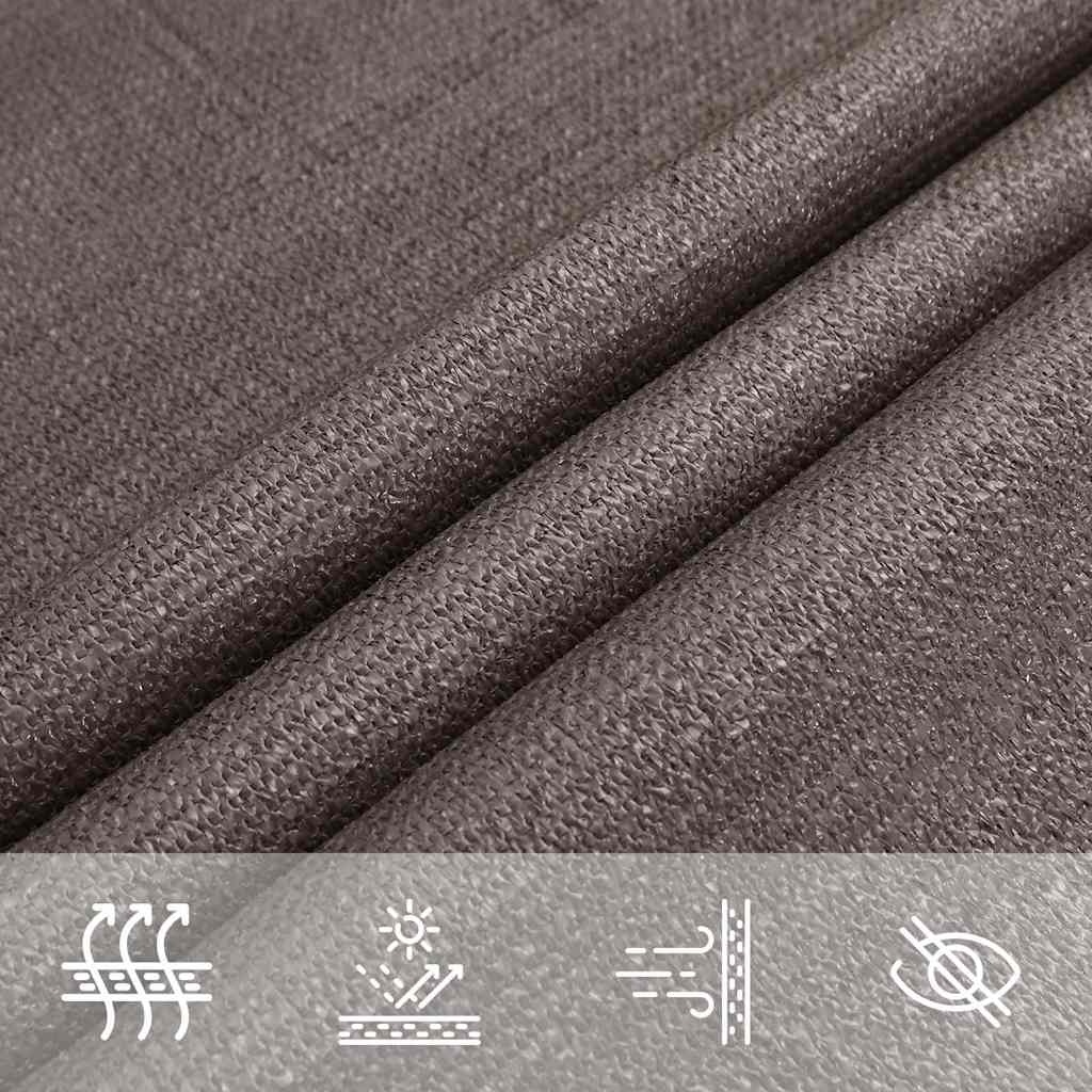 Voile d'ombrage carré 5x5m Anthracite - 34% de remise