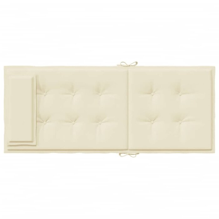 Lot de 6 coussins pour chaise à dossier haut, crème, 34% de remise