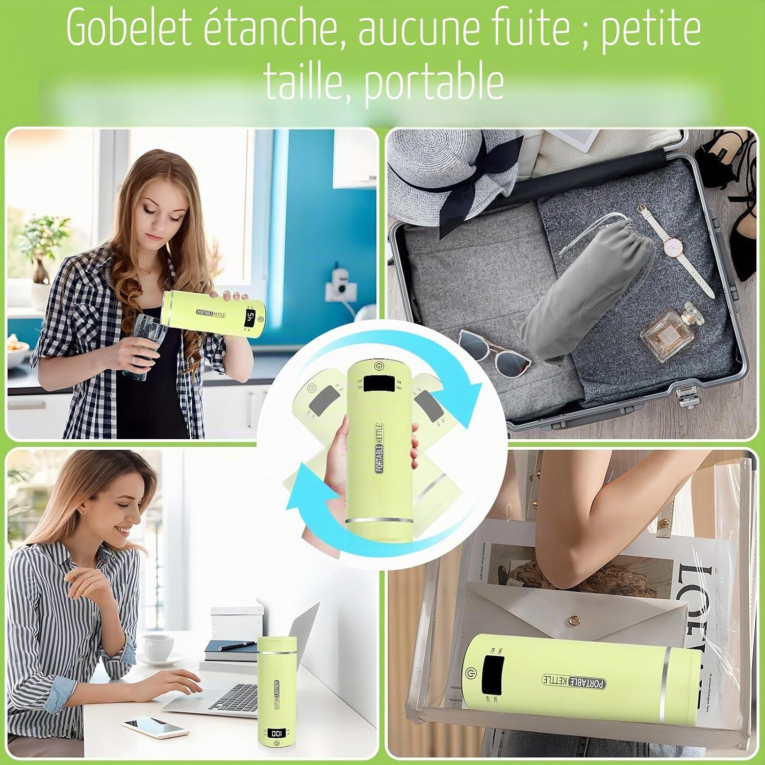 Bouilloire de voyage électrique 500 ml - 32% de remise sur cet article