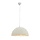 Suspension design nid d'oiseau blanc et argent - Ø50 cm - 34% de remise