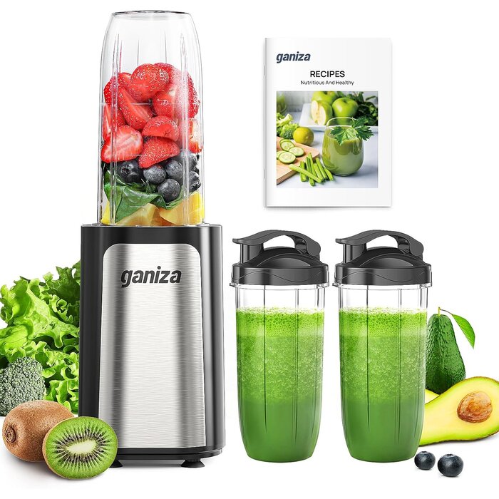 Mini blender 900W avec 3 gourdes - 33% de remise