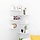 Lot de 2 étagères d'angle murales 40x40x50 cm - Blanc - 33% de remise