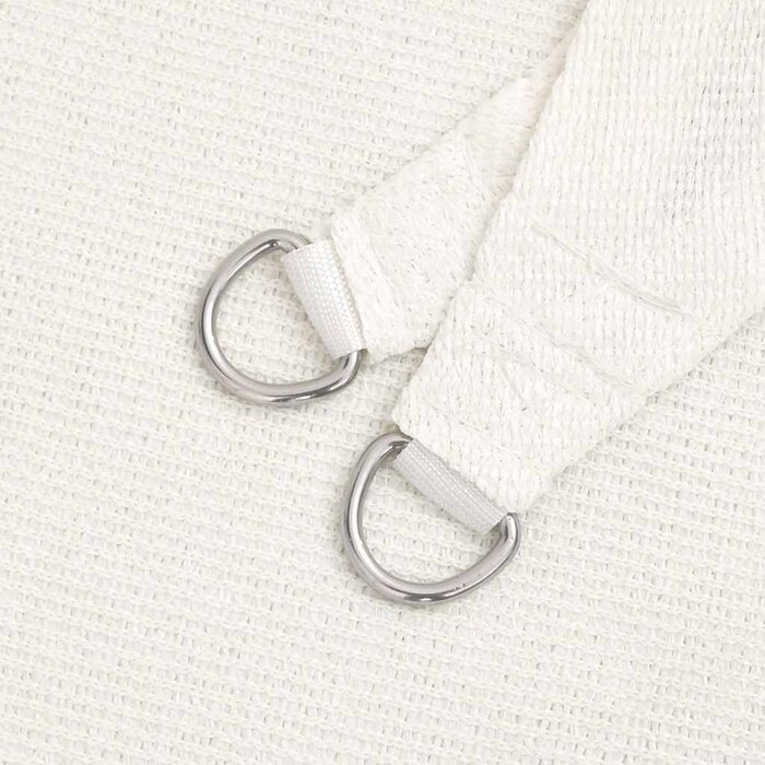 Voile d'ombrage triangulaire HDPE 4,5m - Blanc - 32% de remise