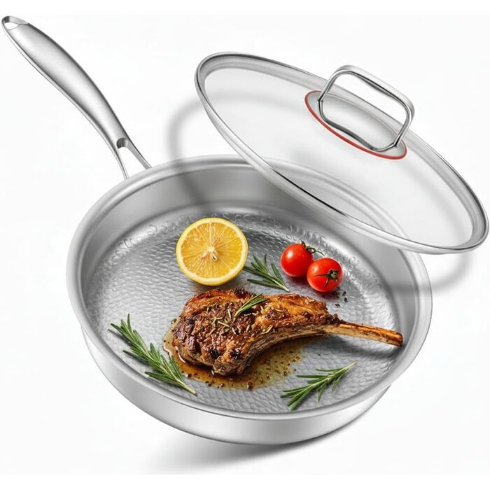 Poêle et faitout inox 30 cm induction - 32% de remise