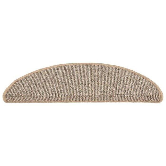 Lot de 15 Tapis d'escalier demi-ronds marron - 56x17 cm - 34% de remise