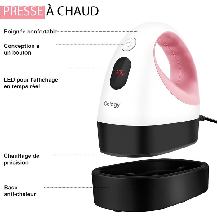 Mini presse à chaud portable pour textiles - 300W - 32% de remise