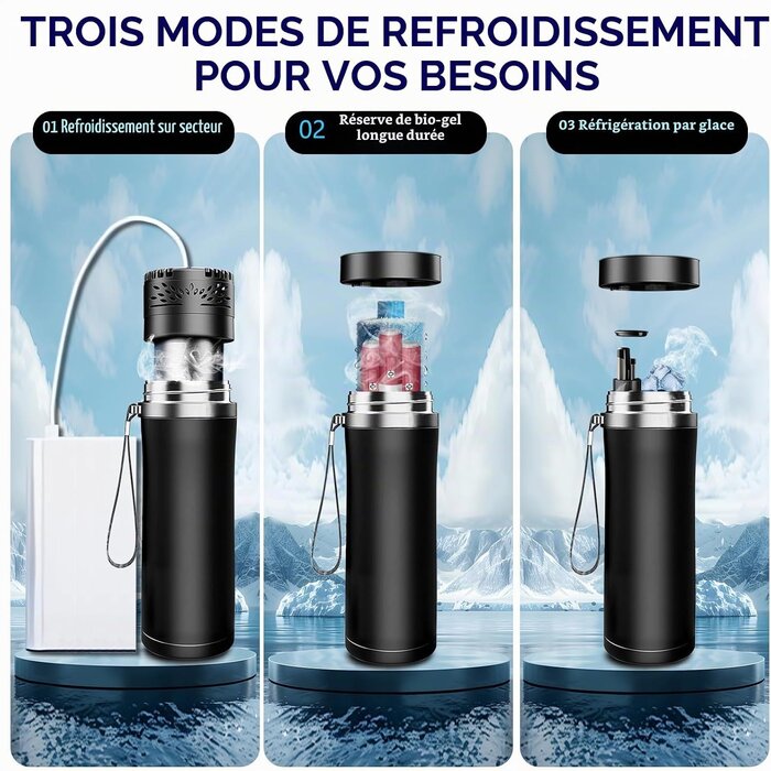 Mini réfrigérateur portable pour insuline 3-en-1 - 34% de remise