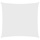 Voile d'ombrage carré 3x3 m blanc - 32% de remise