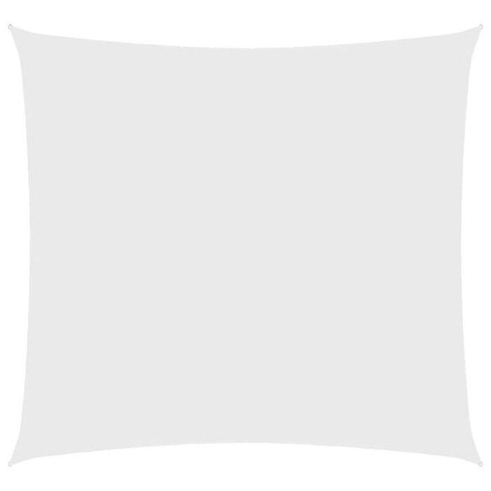 Voile d'ombrage carré 3x3 m blanc - 32% de remise