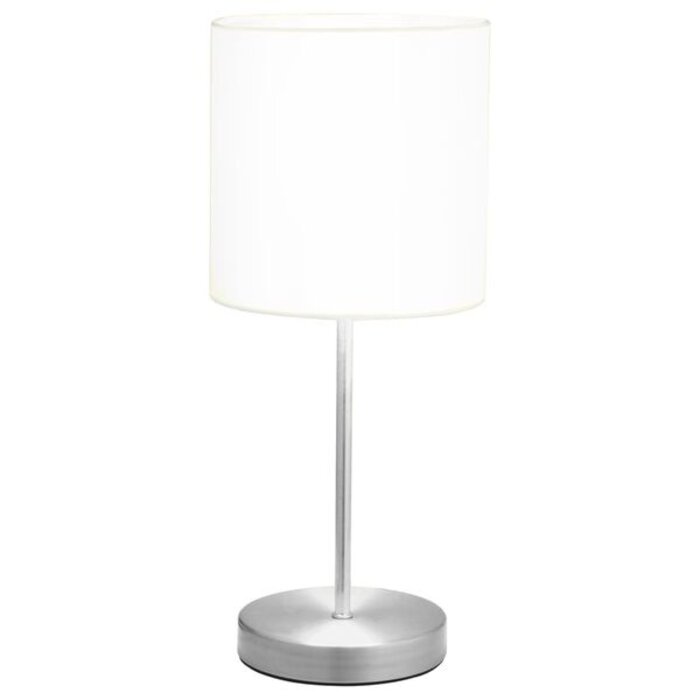 Lot de 2 lampes de table tactiles blanc et argent - 33% de remise