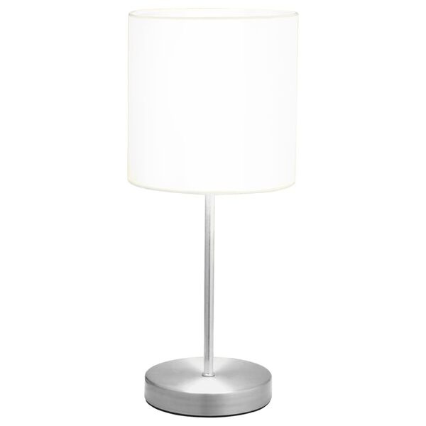 Lot de 2 lampes de table tactiles blanc et argent - 33% de remise