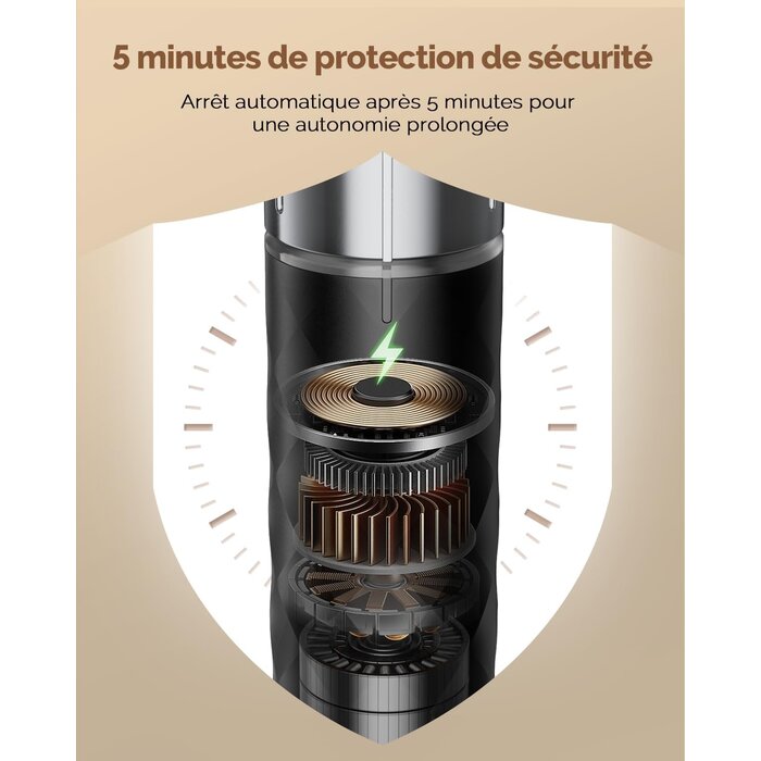 Mousseur à lait électrique rechargeable avec support - 31% de remise