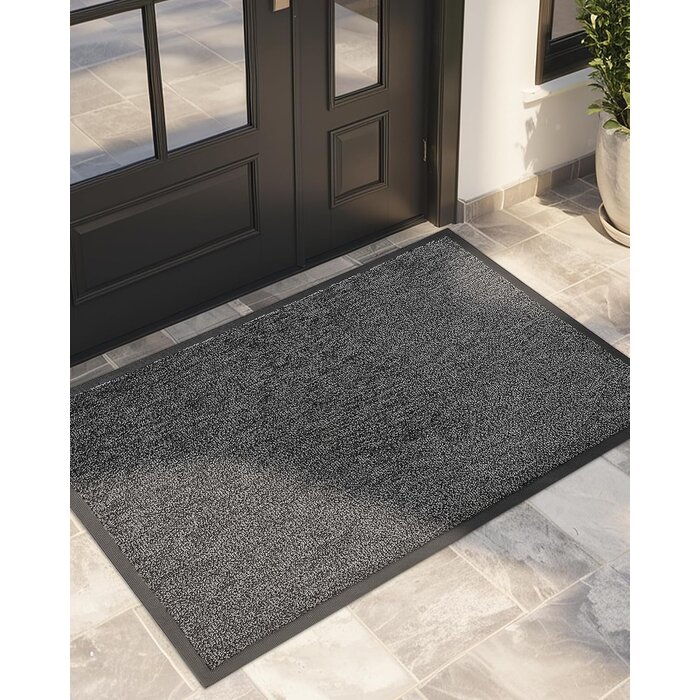 Paillasson 60x120 cm Noir et Gris - 33% de remise - Outlet