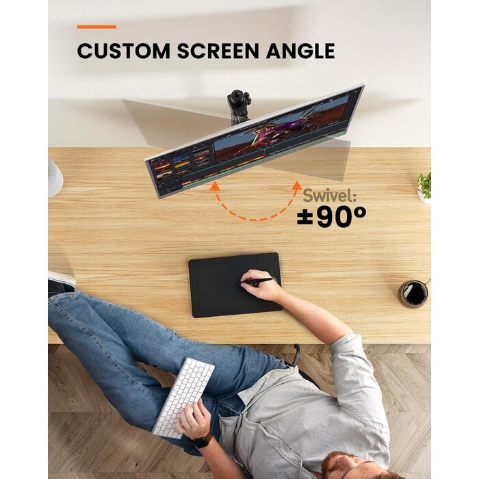 Bras de moniteur réglable 13-32 pouces - 30% de remise