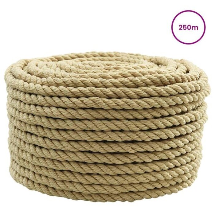 Corde marine polypropylène 10 mm 250 m - Naturelle - 34% de remise