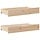 Lot de 2 tiroirs de lit en bois massif - 90x55x16 cm - 35% de remise