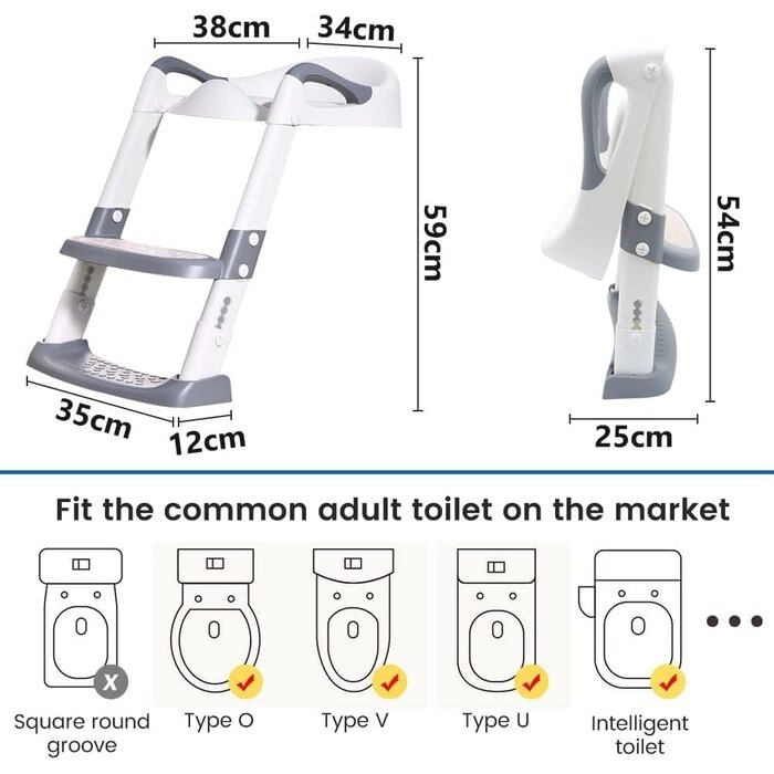 Réducteur de toilettes avec marchepied - 31% de remise