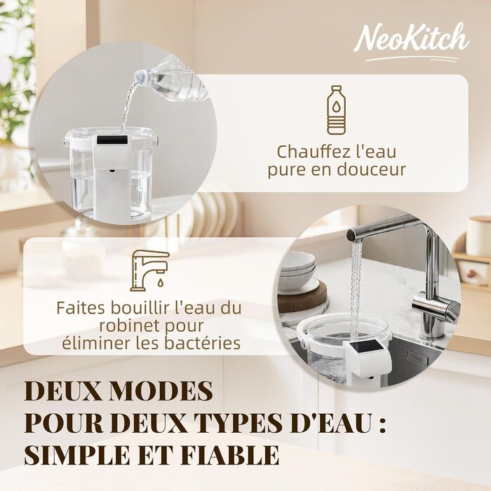 Distributeur d'eau chaude 2,5L, 1400W - 31% de remise