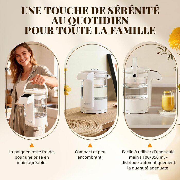Distributeur d'eau chaude 2,5L, 1400W - 31% de remise