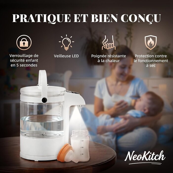 Distributeur d'eau chaude 2,5L, 1400W - 31% de remise