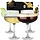 Set de 4 verres à cocktail en cristal - 300 ml - 33% de remise