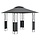 Tonnelle de jardin 300x300x270 cm anthracite - 35% de remise