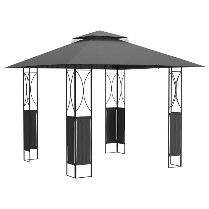 Tonnelle de jardin 300x300x270 cm anthracite - 35% de remise