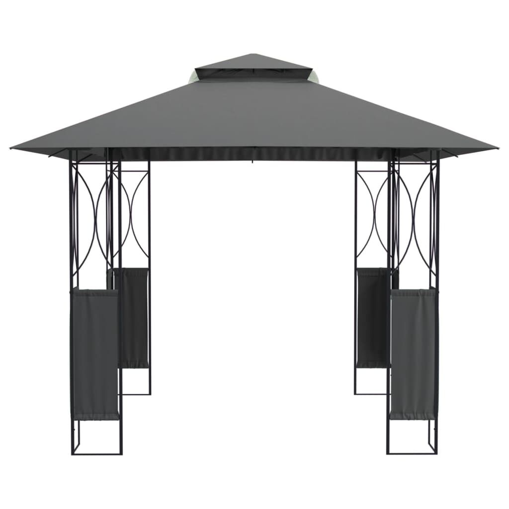 Tonnelle de jardin 300x300x270 cm anthracite - 35% de remise