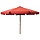 Parasol en bois terracotta 330 cm - 35% de remise