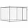 Chenil pour chien en acier galvanisé 2x2x1,5m - 35% de remise