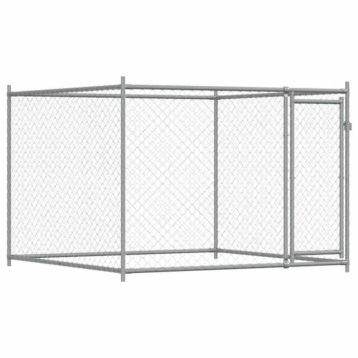 Chenil pour chien en acier galvanisé 2x2x1,5m - 35% de remise