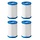4 Cartouches de filtration piscine type 2 - 29% de remise
