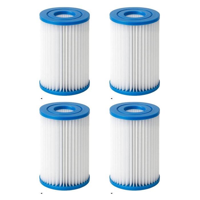 Lot de 4 cartouches de filtration piscine type 2 - 29% de remise