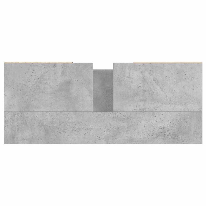 Meuble de salle de bain 80x33x60 cm Gris Béton - 36% de remise