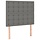 Lot de 2 têtes de lit tissu gris foncé 80cm - 27% de remise