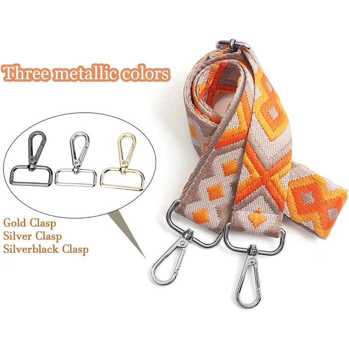 Bandoulière réglable pour sac 3,8 cm Orange - 25% de remise