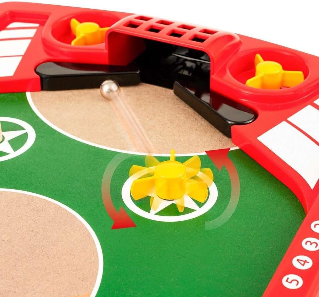 Jeu de flipper et football en bois - 62% de remise