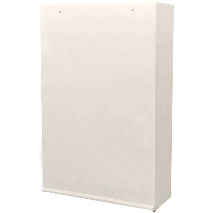 Armoire de rangement bois et tissu 110cm - 52% de remise
