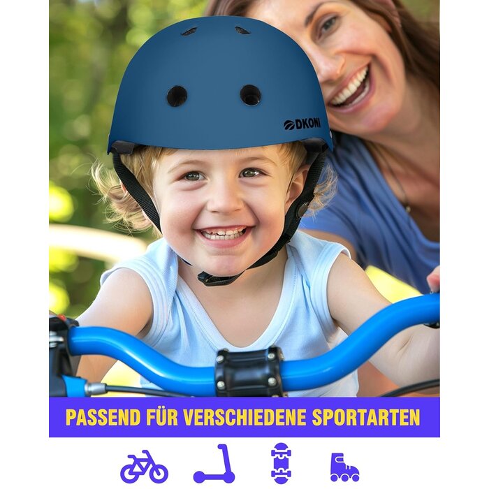 Casque de vélo enfant multisport bleu - 29% de remise