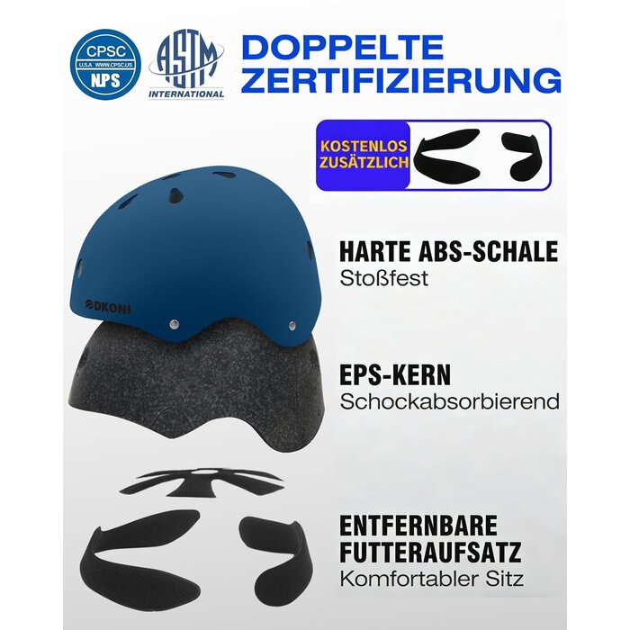 Casque de vélo enfant multisport bleu - 29% de remise