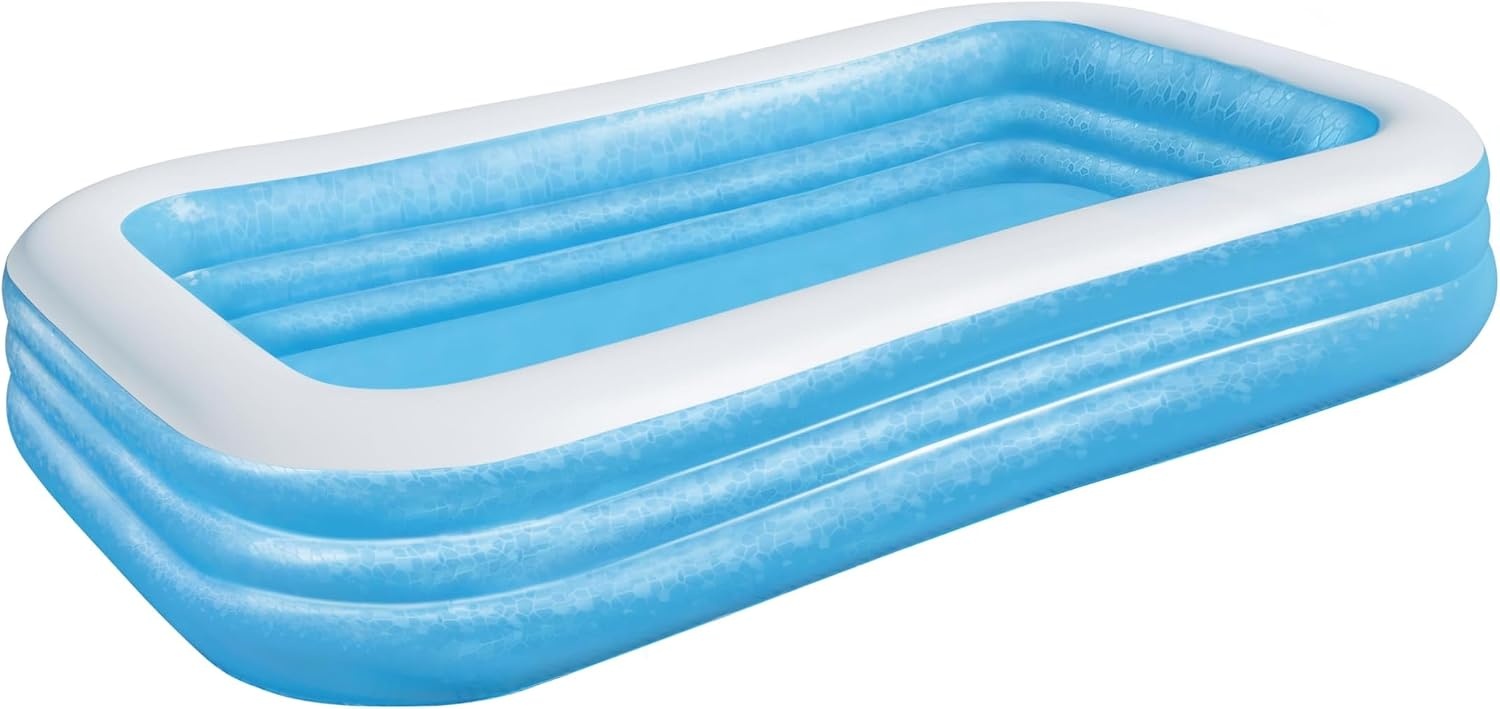 Piscine gonflable familiale 201x150cm - Bleue - 29% de remise