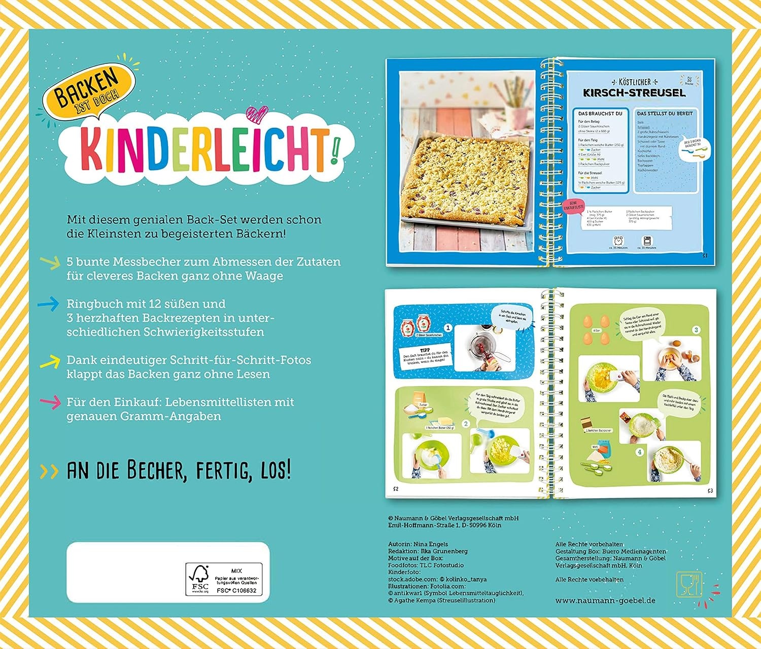 Kit de pâtisserie pour enfants avec 5 tasses doseuses - 29% de remise