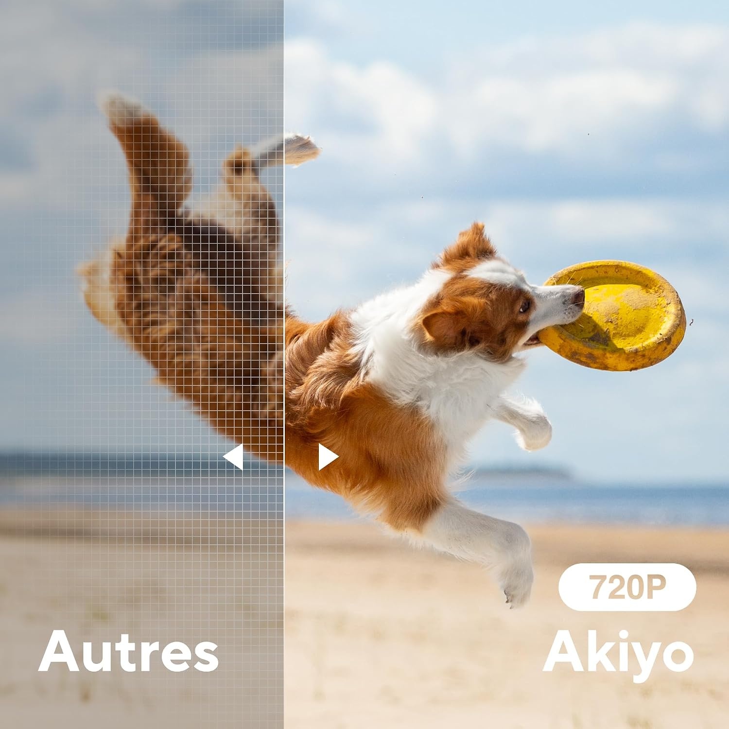 Mini-projecteur Full HD portable avec trépied et rotation 360° - 33% de remise
